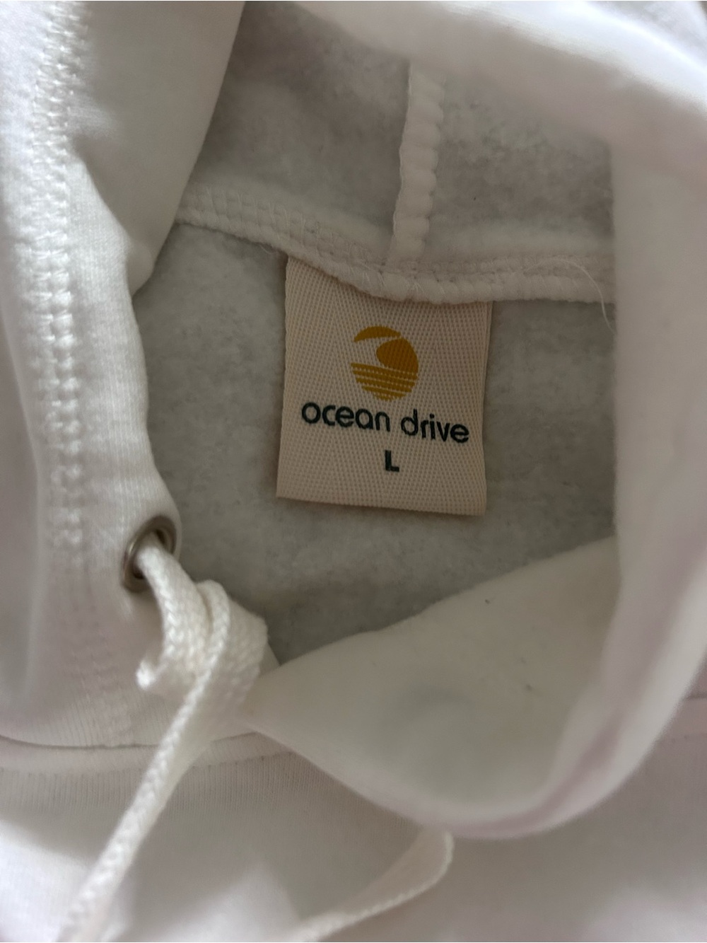 NWOT Ocean Drive White Hoodie